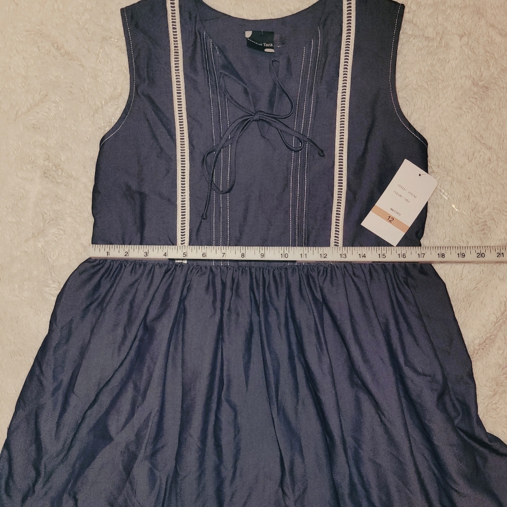 Maison Tara Fit And Flare Dress - Picture 9 of 12